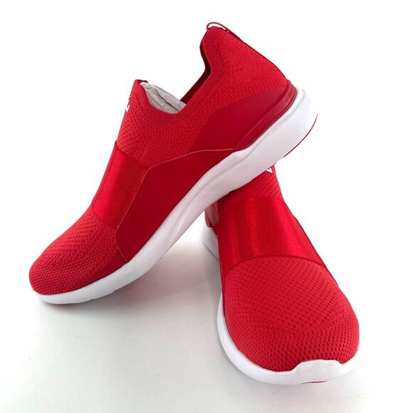 APL Men's Red White TechLoom Bliss Sneakers Size 11 - Picture 1 of 11